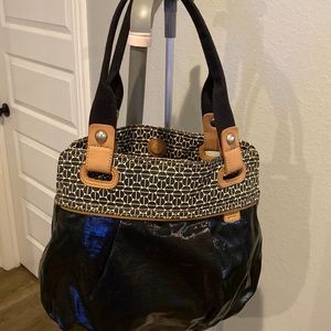 Black Fossil Key Per purse